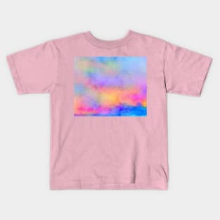 Rainbow sunset inspired tie dye Kids T-Shirt
